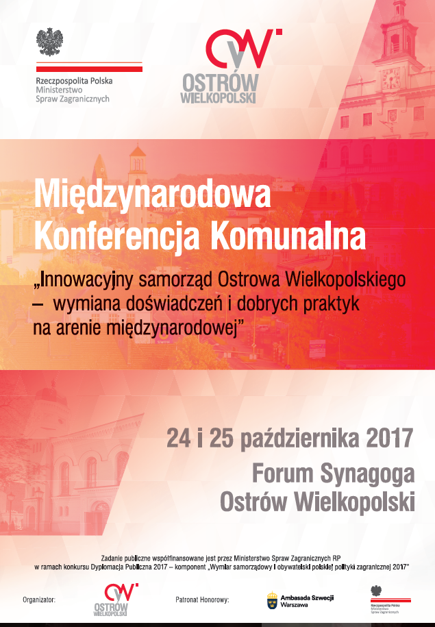 Plakat - Międzynarodowa Konferencja Komunalna