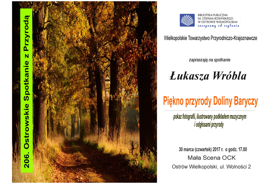 Baner Spotkania Łukasza Wróbla