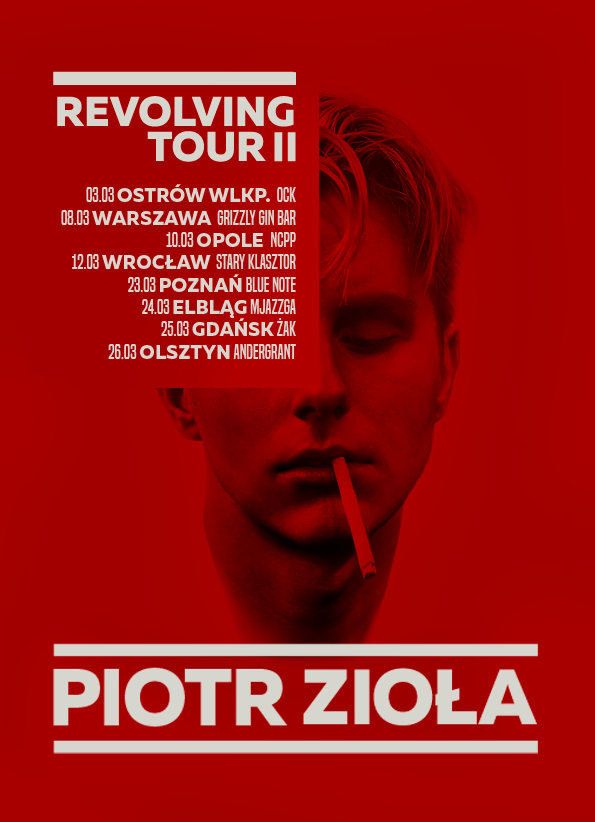 Plakat koncertu Piotra Zioły