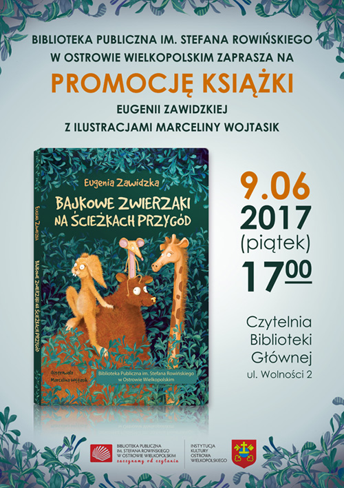 Promocja książki Bajkowe zwierzaki - baner Promocja książki Bajkowe zwierzaki - baner