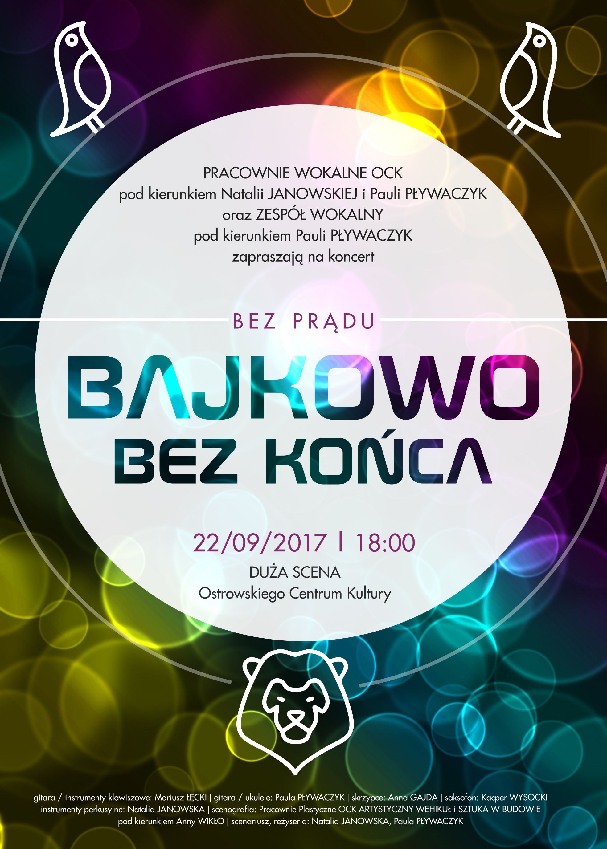 Afisz Bajkowo bez końca. Bez prądu Afisz Bajkowo bez końca. Bez prądu