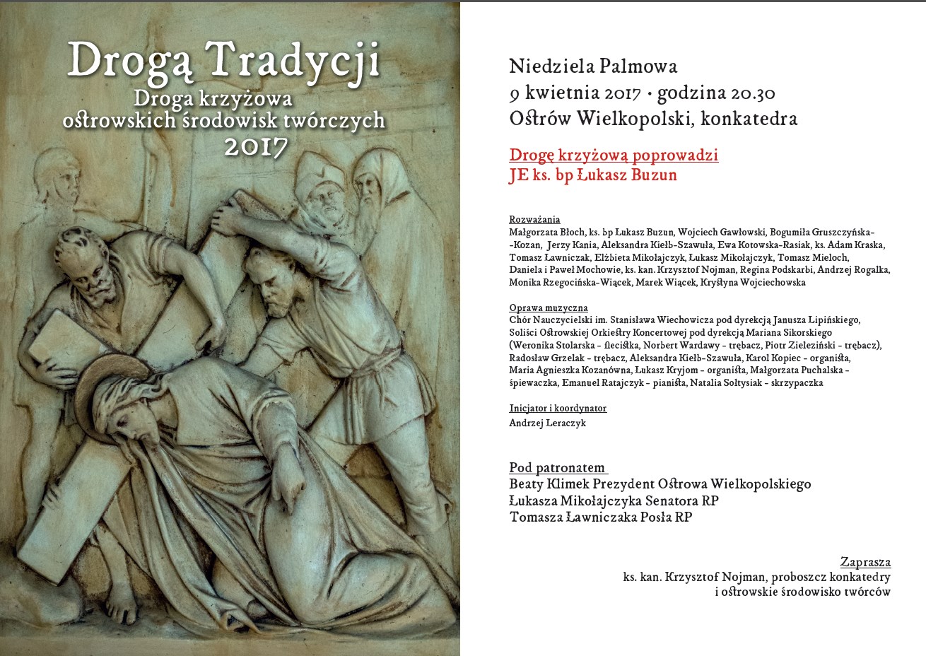 Afisz Droga Krzyżowa Afisz Droga Krzyżowa