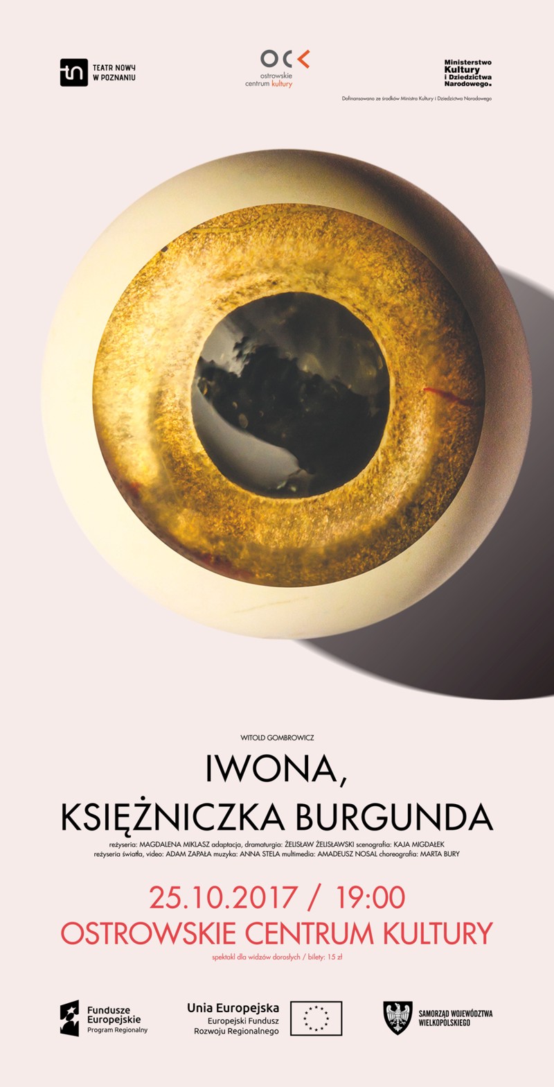 Baner Teatr Nowy. Iwona, księżniczka Burgunda