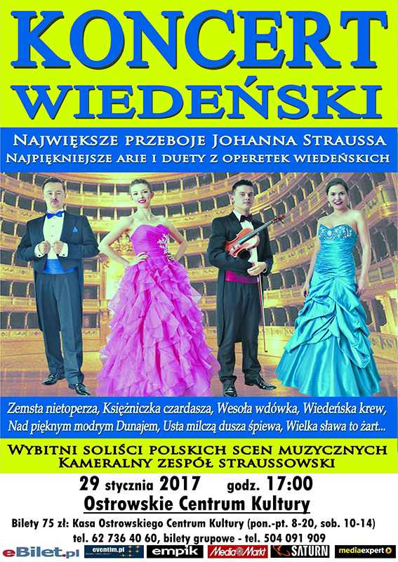 Koncert Wiedeński plakat