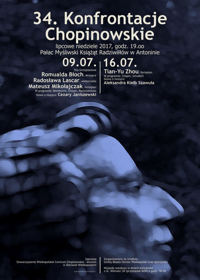 plakat 34. Konfrontacje Chopinowskie plakat 34. Konfrontacje Chopinowskie