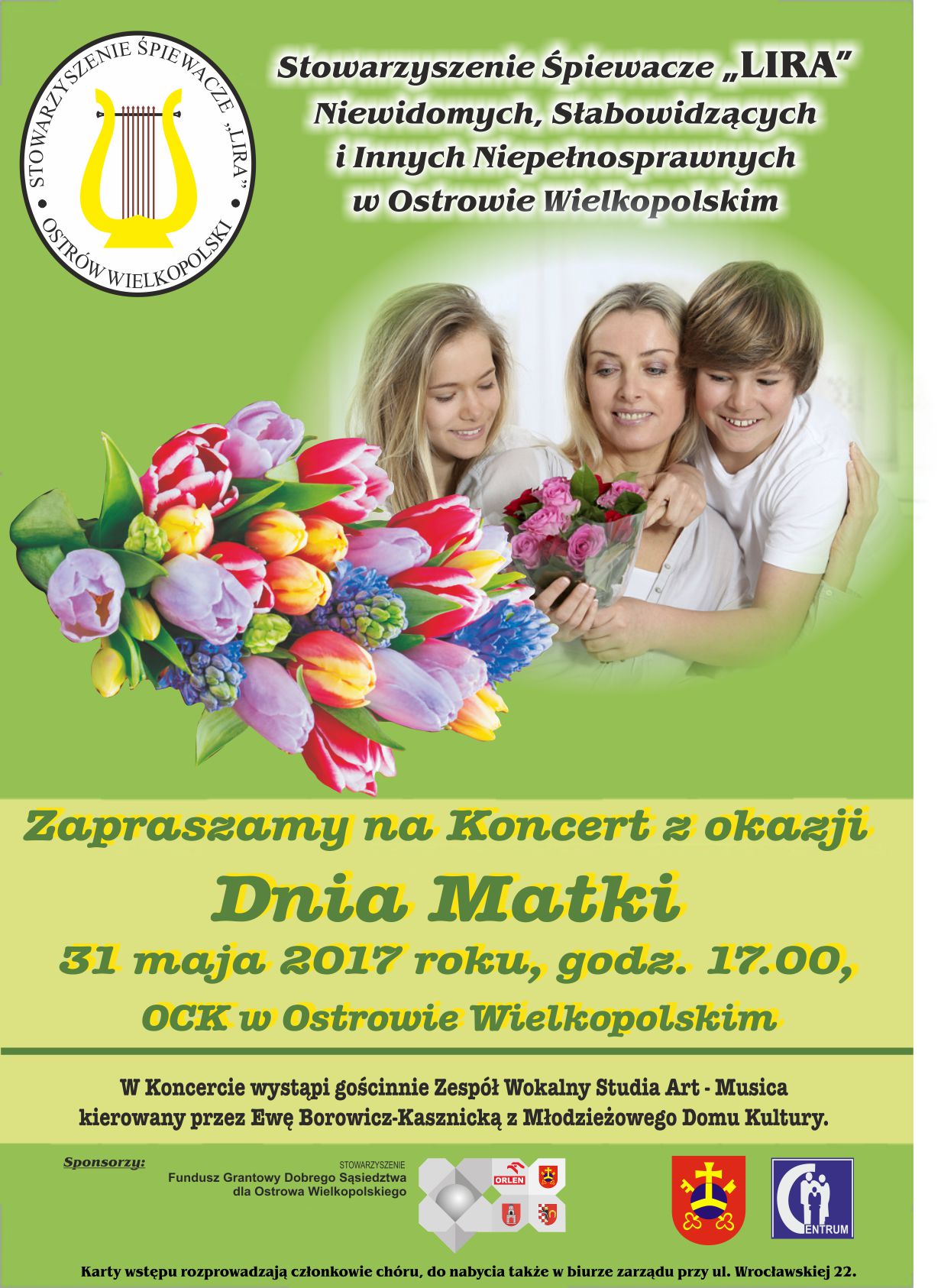 Plakat - Koncert z okazji Dnia Matki