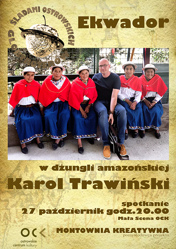 Plakat Karol Trawiński. Ekwador - w dżungli amazońskiej