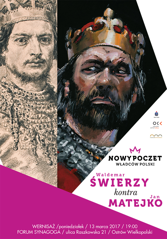 Plakat wystawy Nowy poczet władców Polski