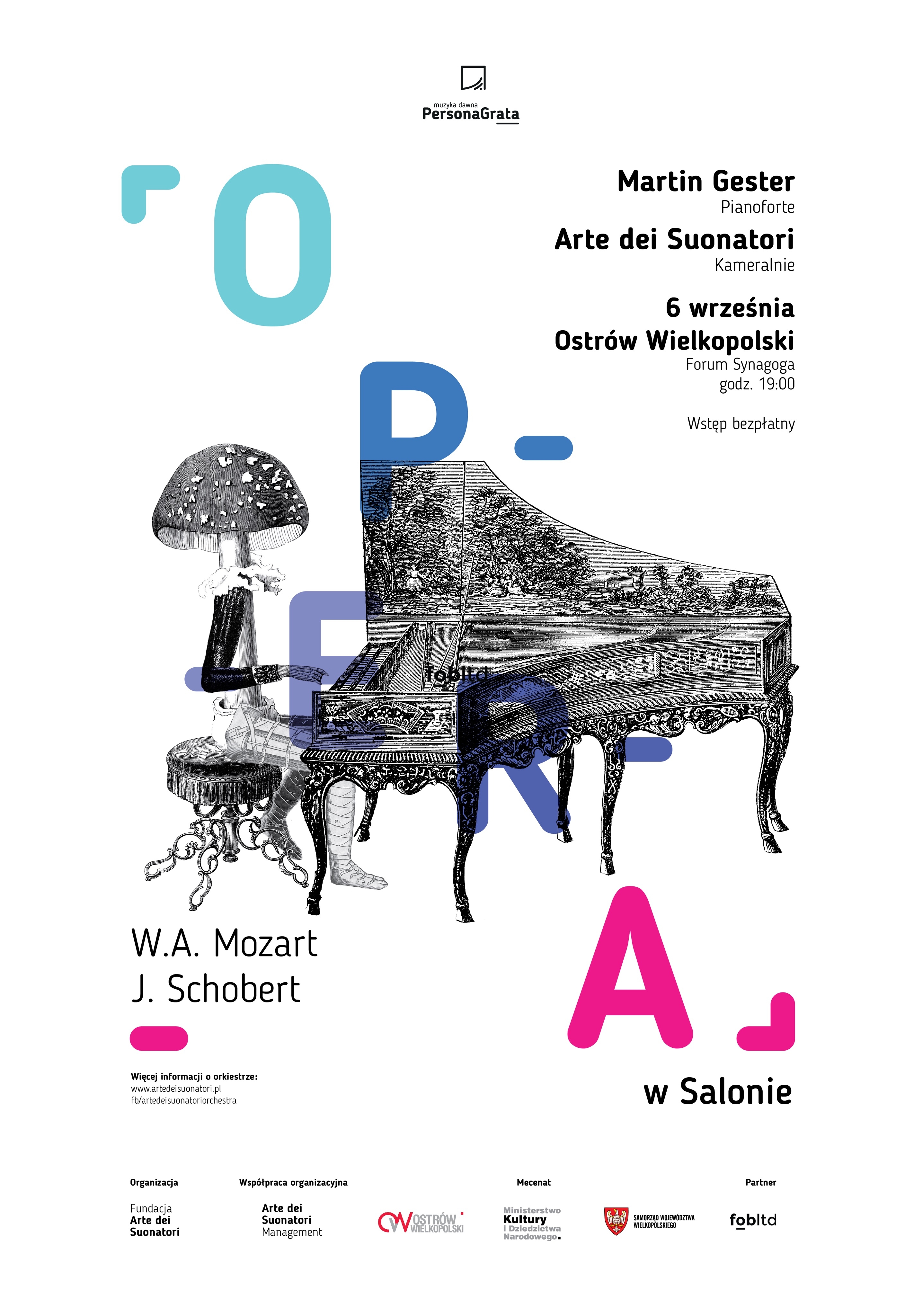 Plakat Opera w salonie