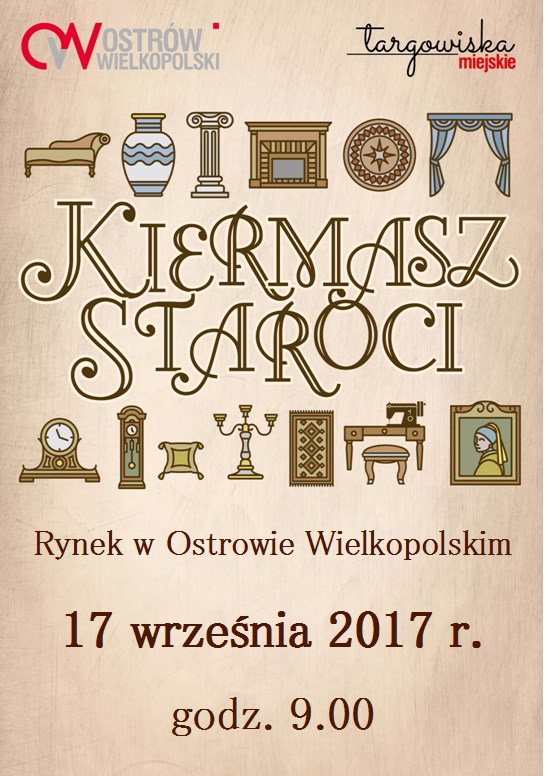 Plakat KIERMASZ STAROCI NA RYNKU Plakat KIERMASZ STAROCI NA RYNKU