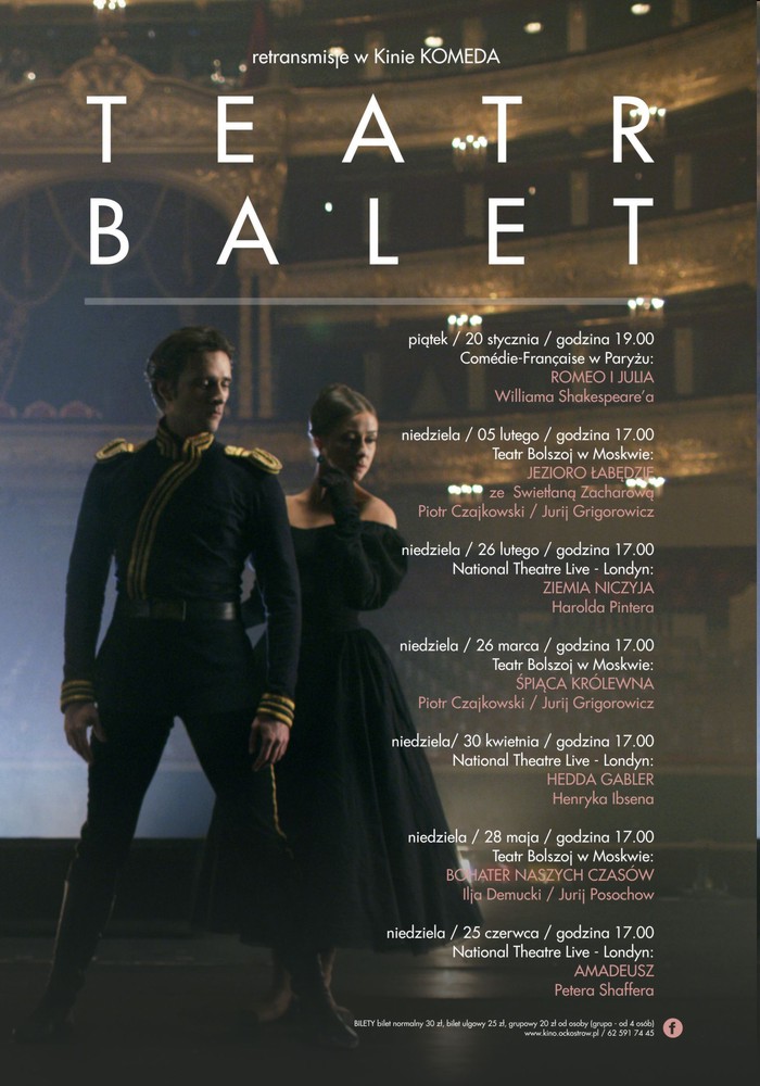 Retransmisje w Kinie Komeda plakat Retransmisje w Kinie Komeda plakat