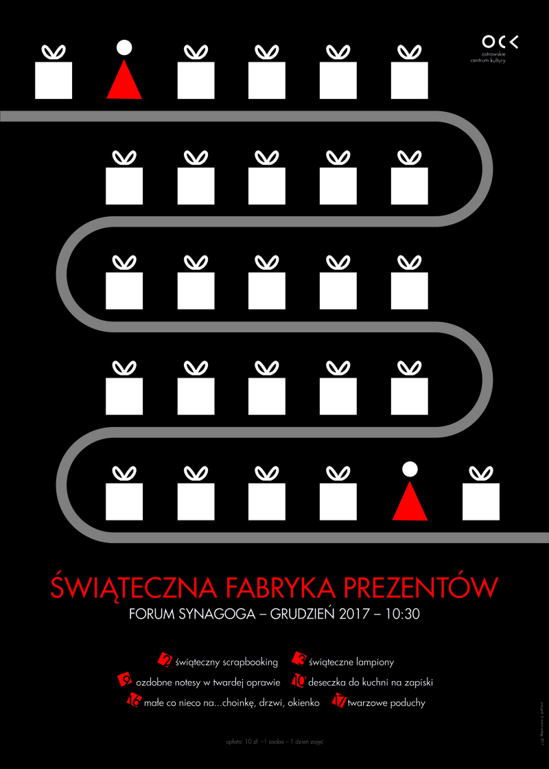 Plakat ŚWIĄTECZNA FABRYKA PREZENTÓW