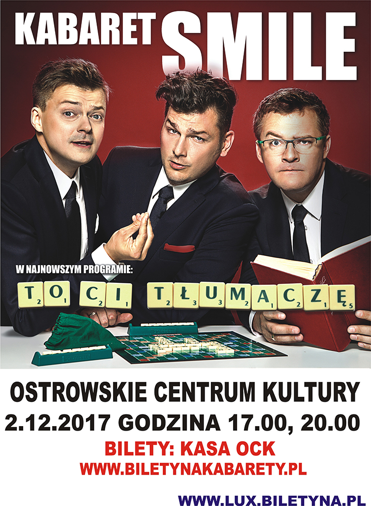 Plakat Kabaret Smile