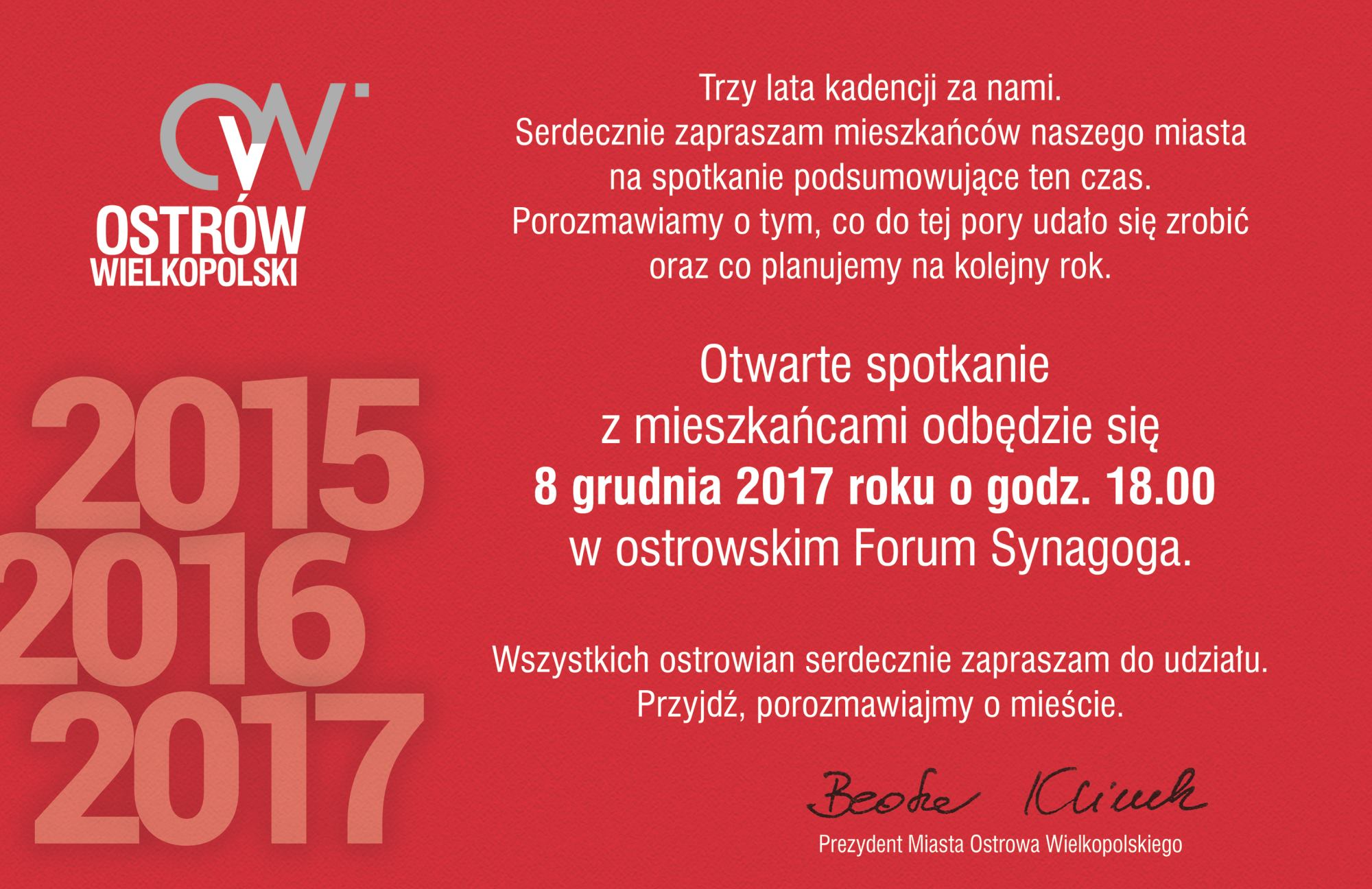 Baner spotkanie prezydenta z mieszkańcami Baner spotkanie prezydenta z mieszkańcami