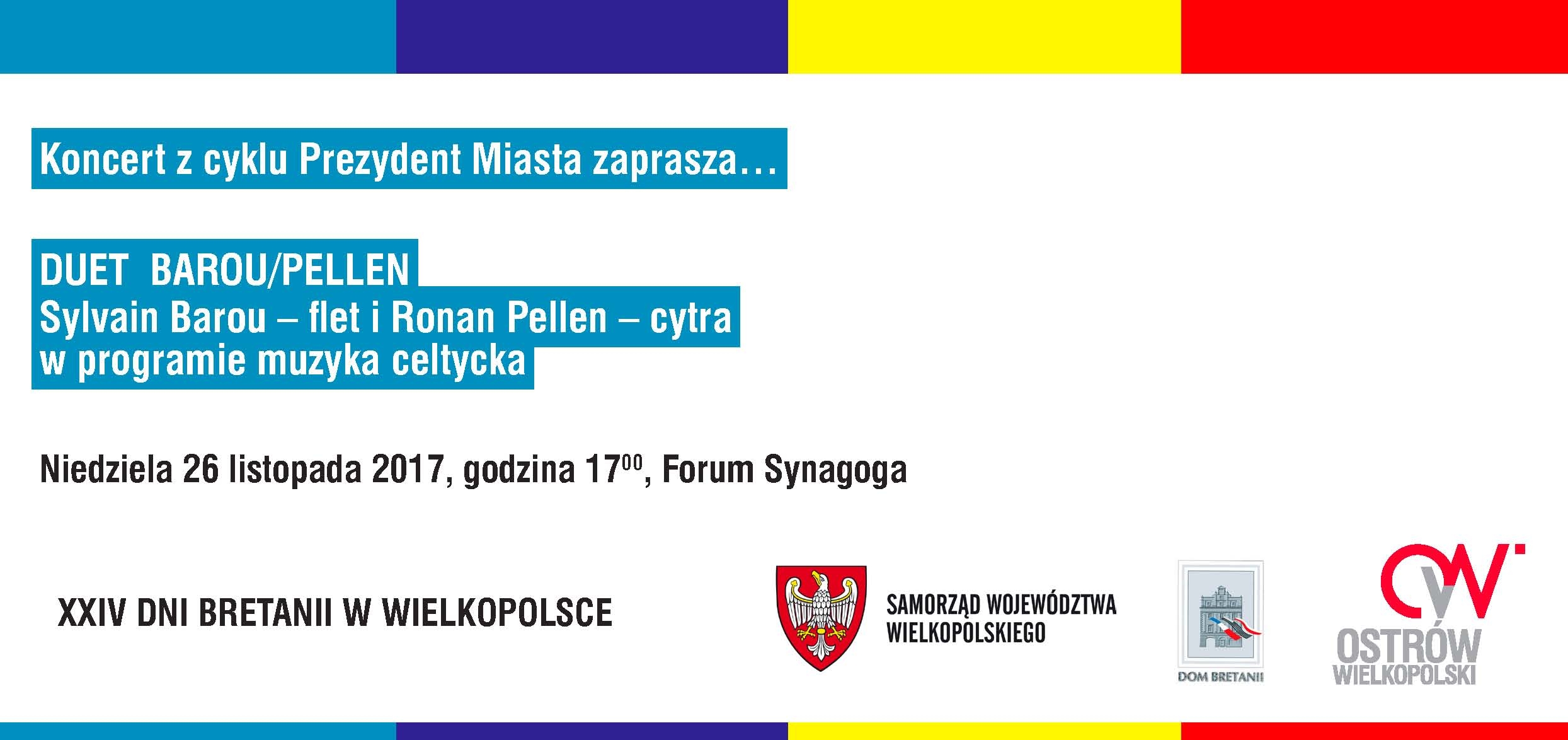 Zaproszenie - koncert DUET BAROU/PELLEN
