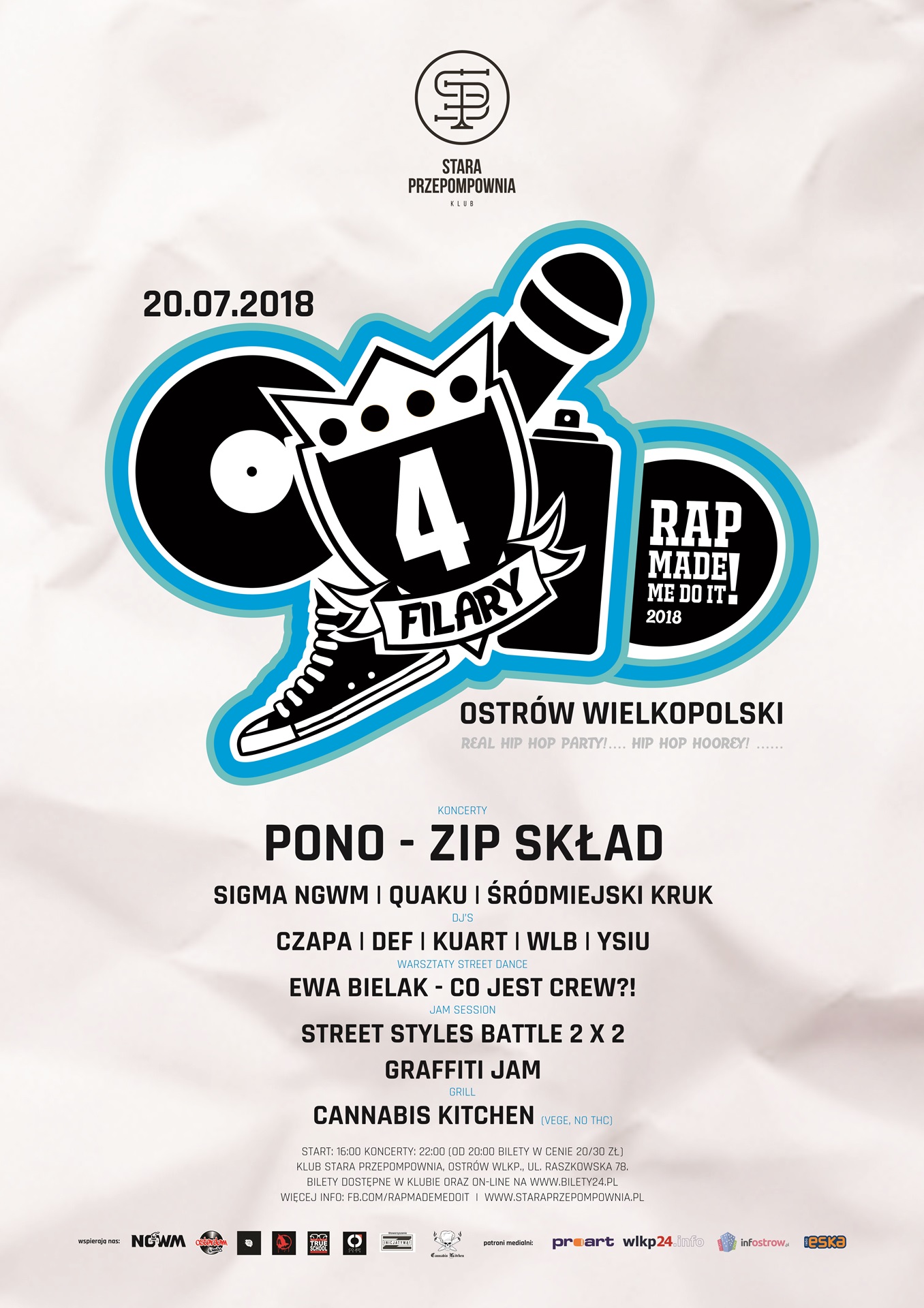 Plakat 4 Filary RapMadeMeDoIt! Pono – Zip Squad