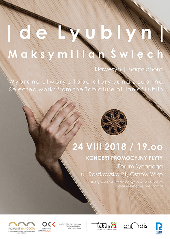 Plakat - Maksymilian Święch. de Lublyn