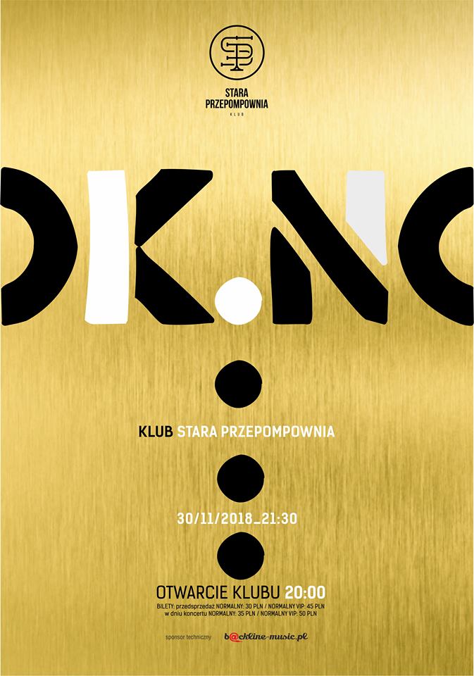 Plakat koncertu OK.NO