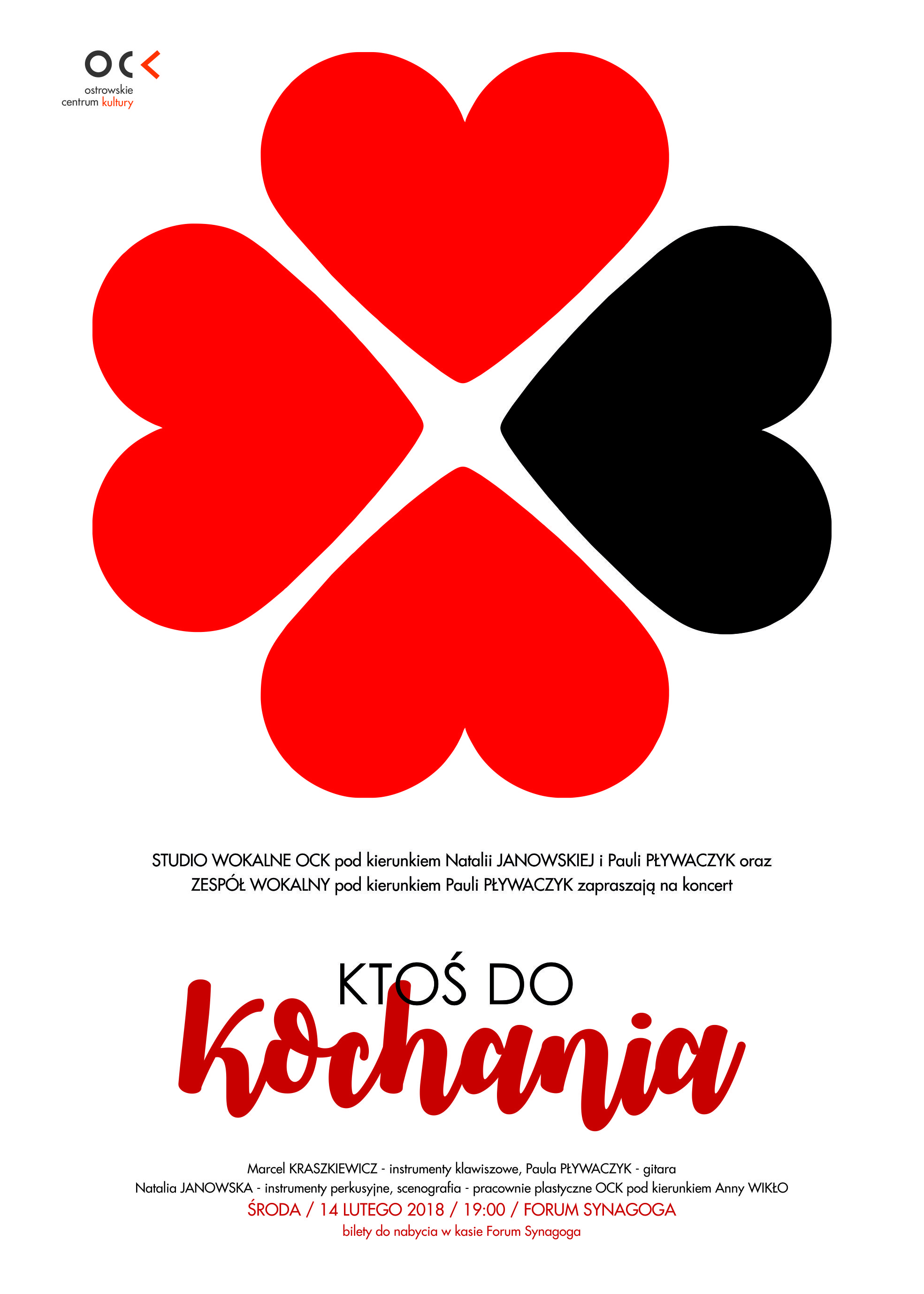 Plakat - Koncert Walentynkowy. Ktoś do kochania