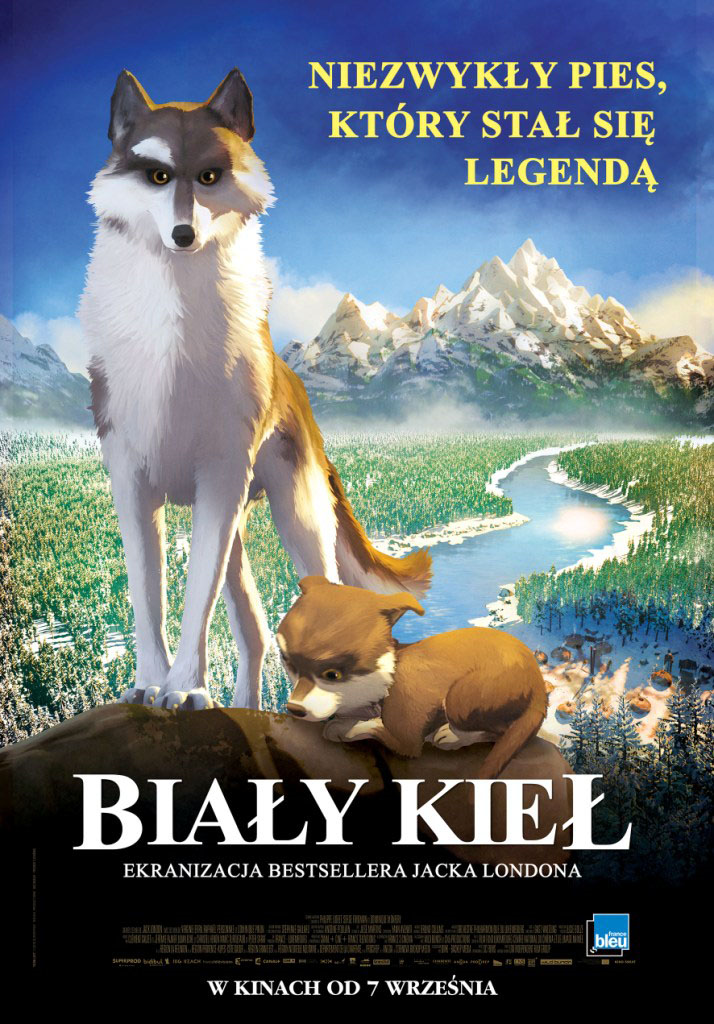 Plakat filmu "Biały Kieł"