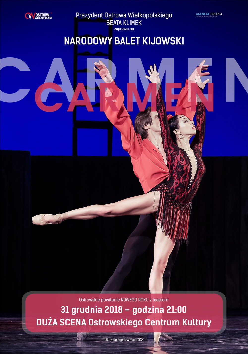 Plakat baletu Carmen