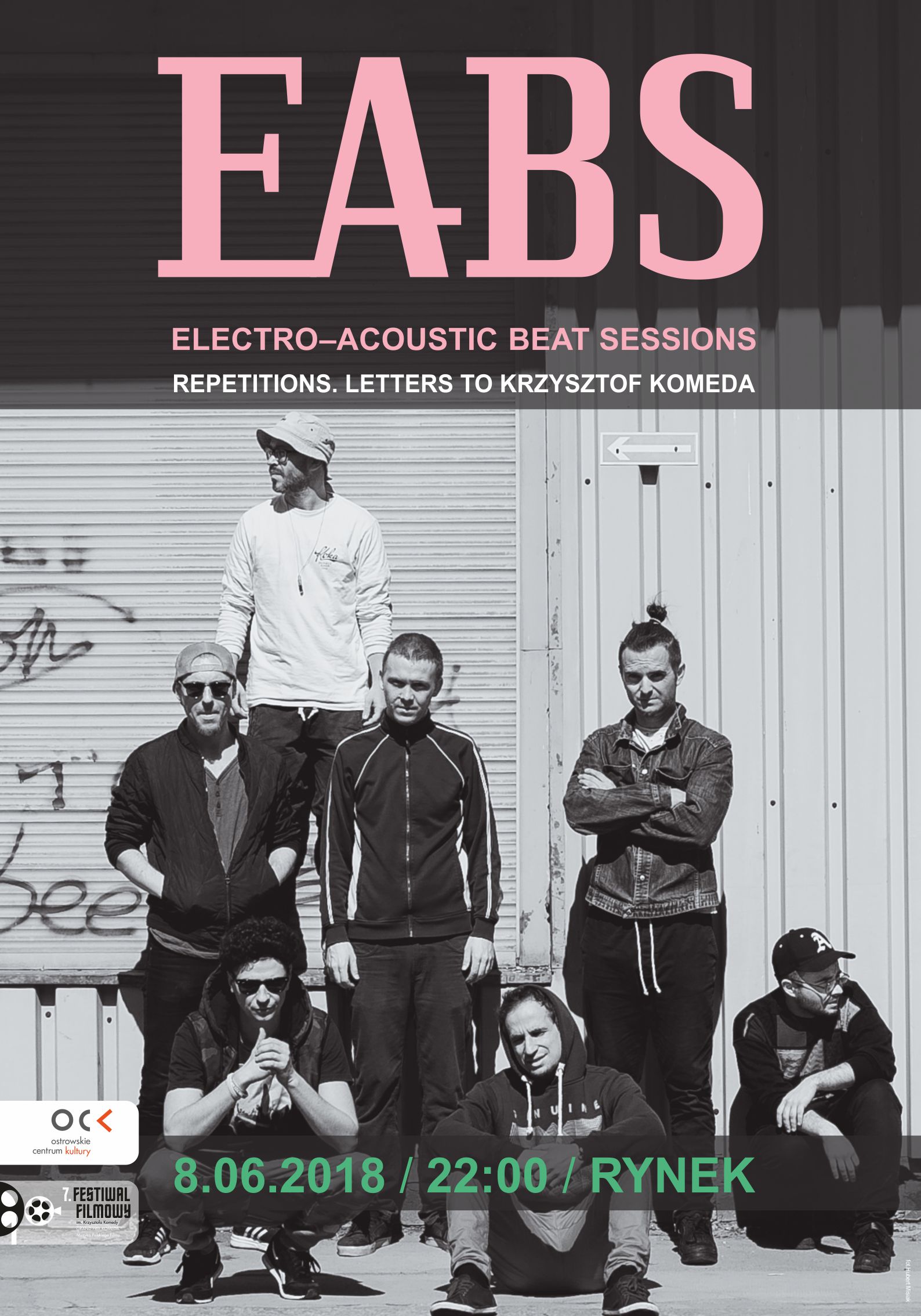 Afisz Koncert EABS. Repetitions. Letters to Krzysztof Komeda Afisz Koncert EABS. Repetitions. Letters to Krzysztof Komeda