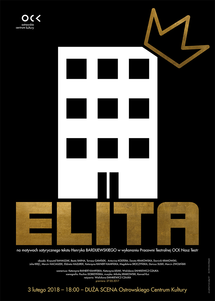 Plakat Pracownia Teatralna OCK - Nasz Teatr "ELITA"