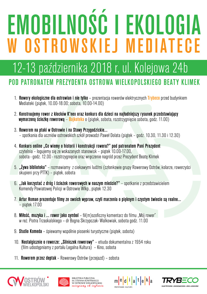 Plakat ELEKTROMOBILNOŚĆ I EKOLOGIA
