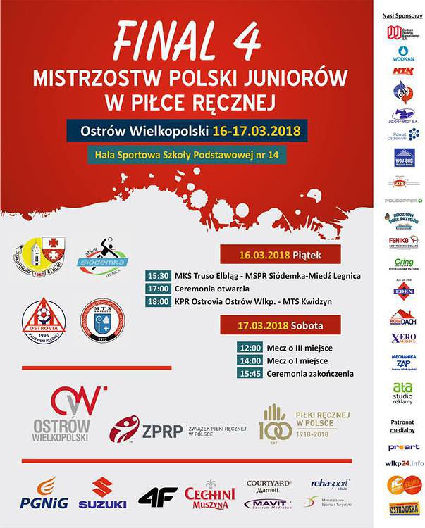 Plakat - Turniej Finałowy Mistrzostw Polski Juniorów Plakat - Turniej Finałowy Mistrzostw Polski Juniorów