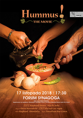 Plakat 6. Mazel Tov Festival. Humus