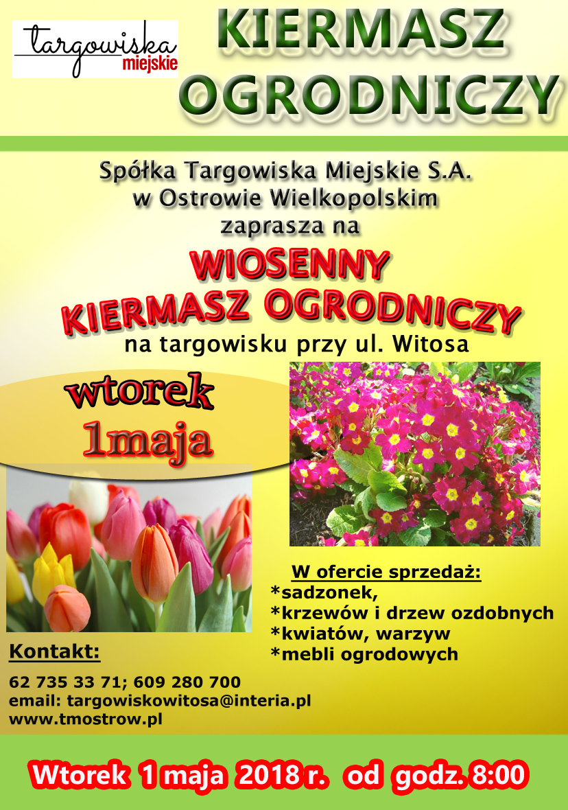 Plakat Kiermasz Ogrodniczy Plakat Kiermasz Ogrodniczy