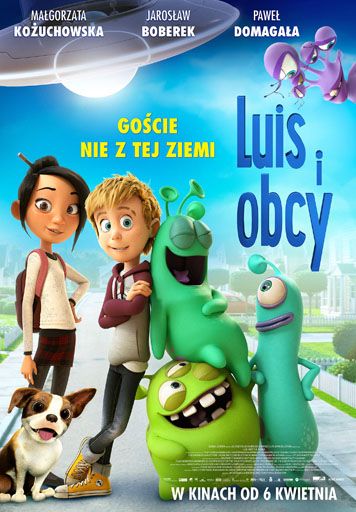 Plakat filmu Luis i obcy Plakat filmu Luis i obcy