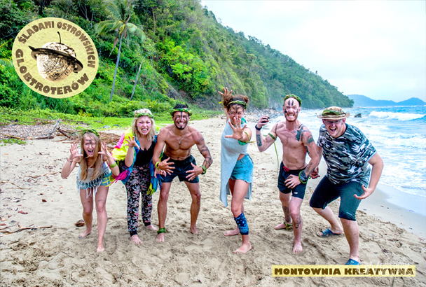 Plakat Śladami Ostrowskich Globtroterów- Mariusz Łęcki Plakat Śladami Ostrowskich Globtroterów- Mariusz Łęcki