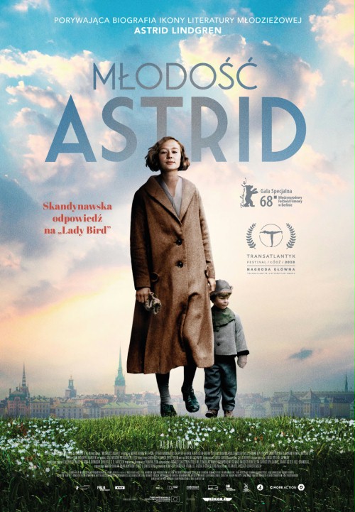Plakat filrmu Młodość Astrid 