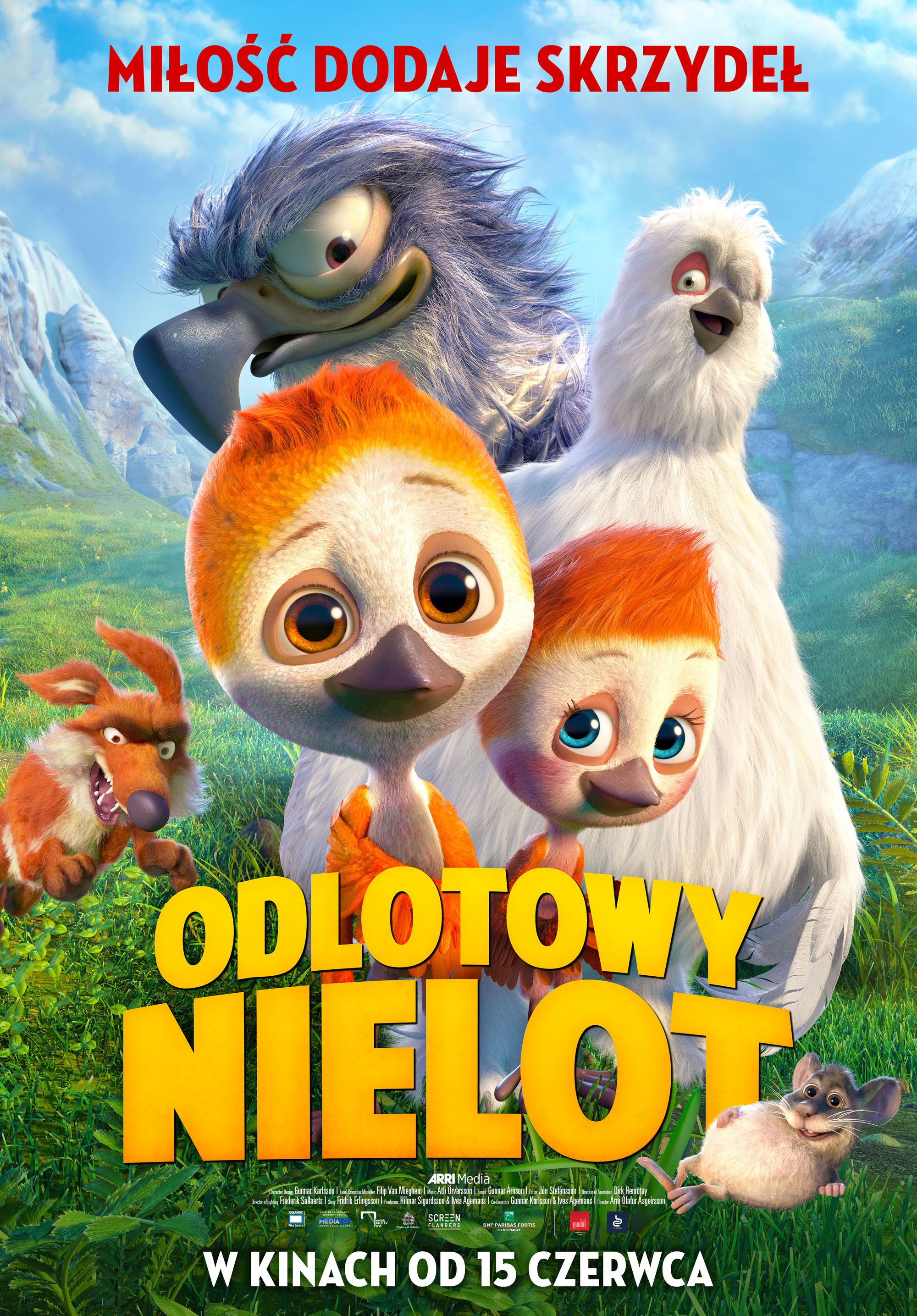 Plakat filmu Odlotowy nielot