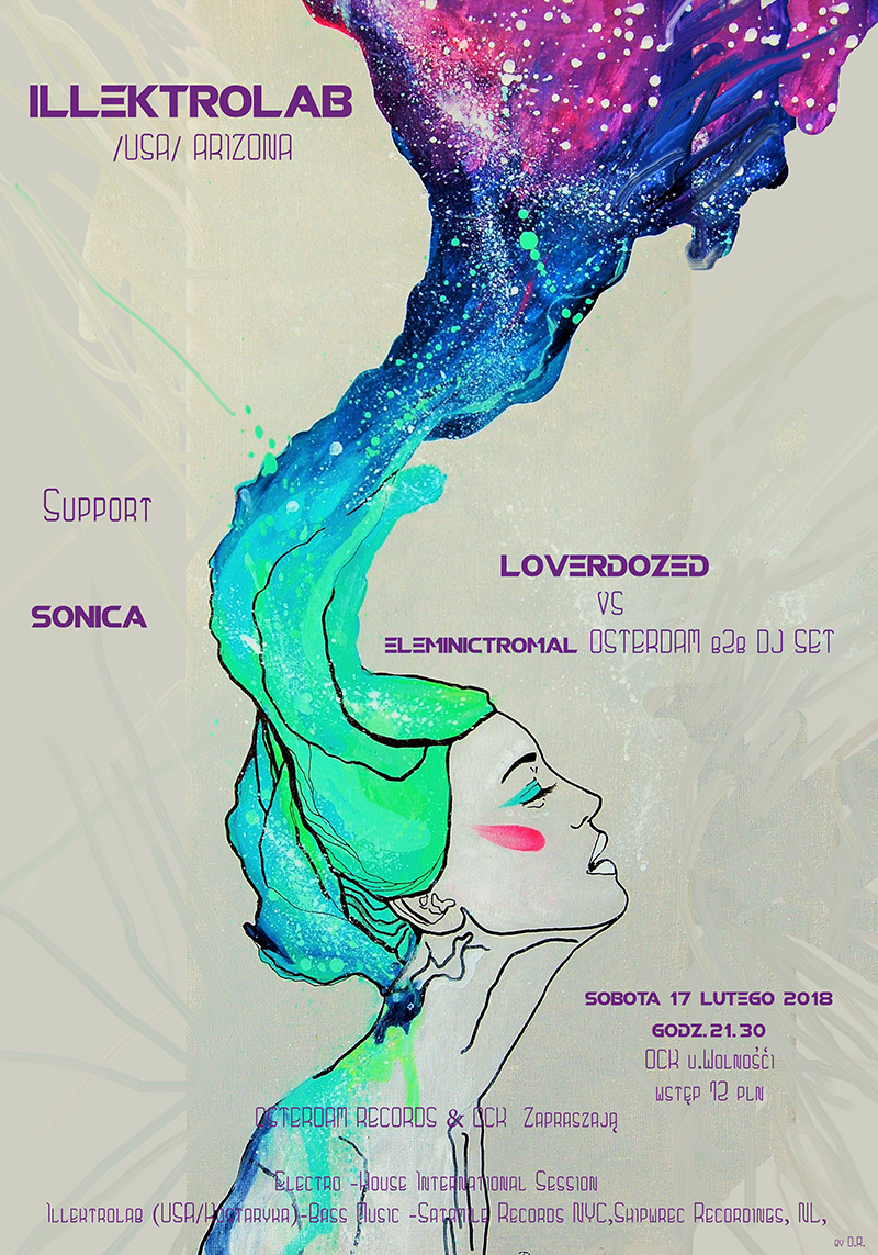 Plakat Electro-House International Session - Illektrolab Plakat Electro-House International Session - Illektrolab