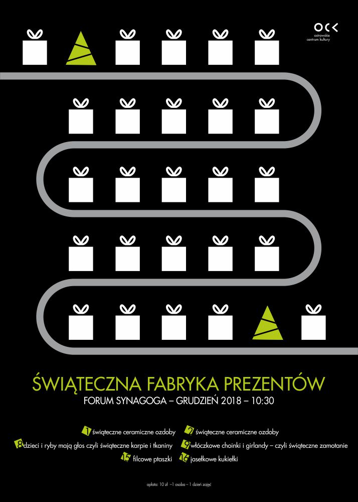 Plakat Świąteczna Fabryka Prezentów