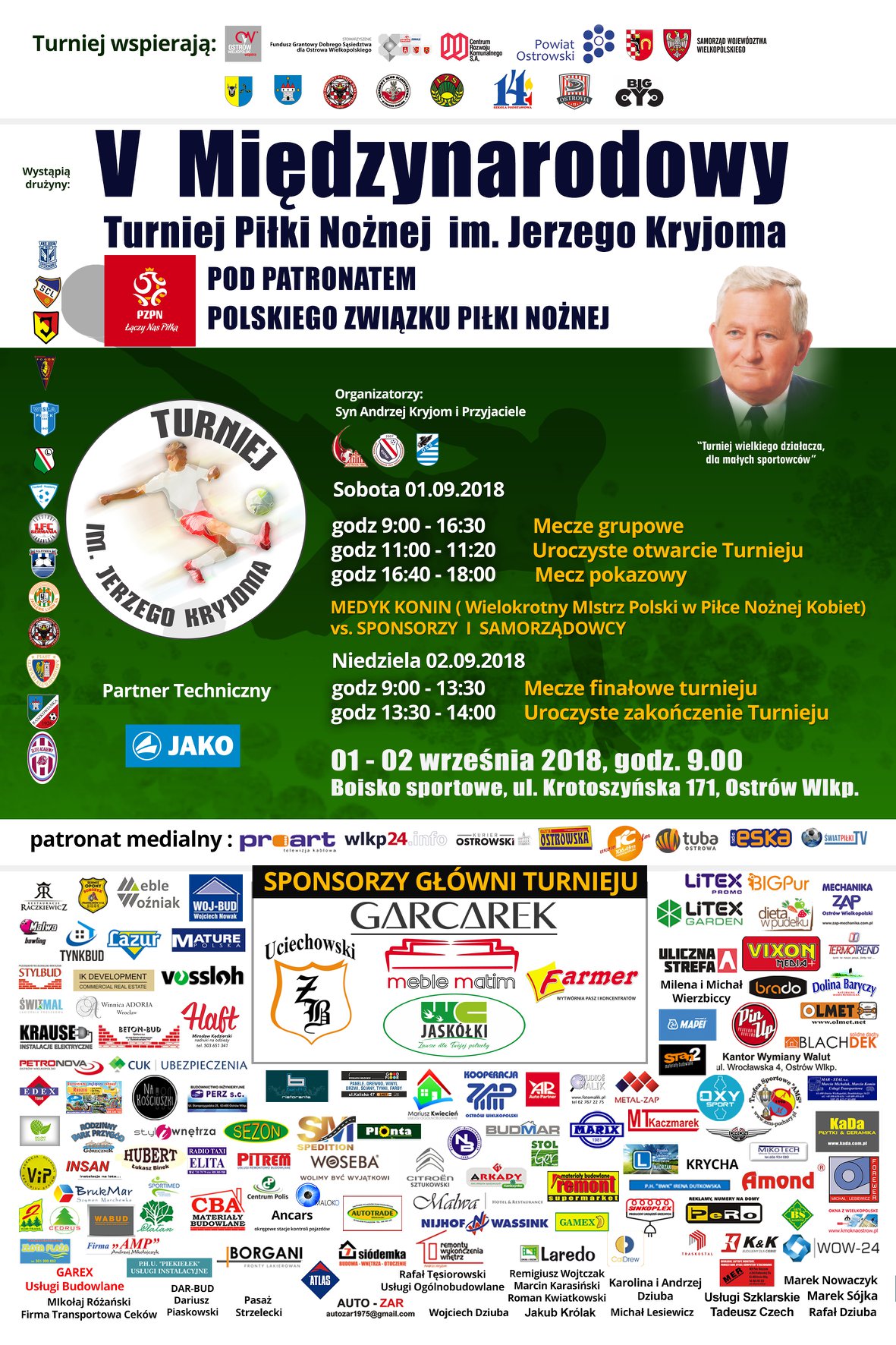 Plakat Turniej im. Jerzego Kryjoma Plakat Turniej im. Jerzego Kryjoma