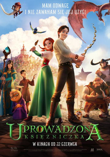 Plakat filmu Uprowadzona księżniczka