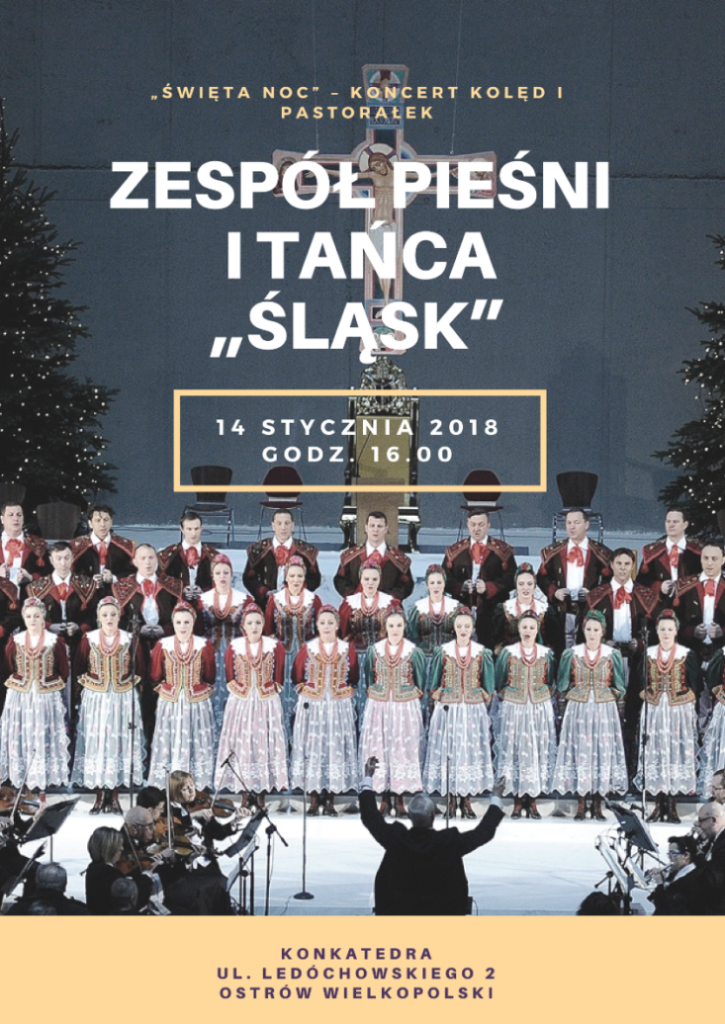 Plakat Koncert kolęd i pastorałek
