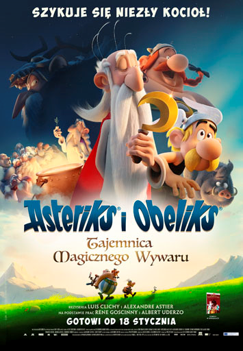 Plakat filmu Asteriks i Obeliks. Tajemnica magicznego wywaru