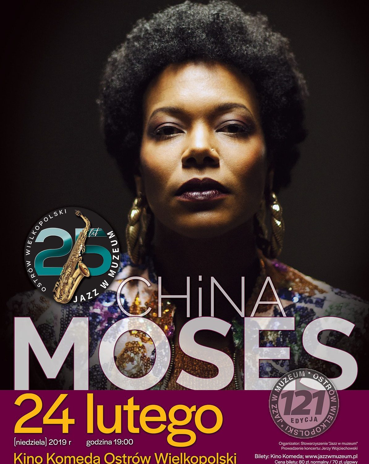 Plakat koncertu China Moses