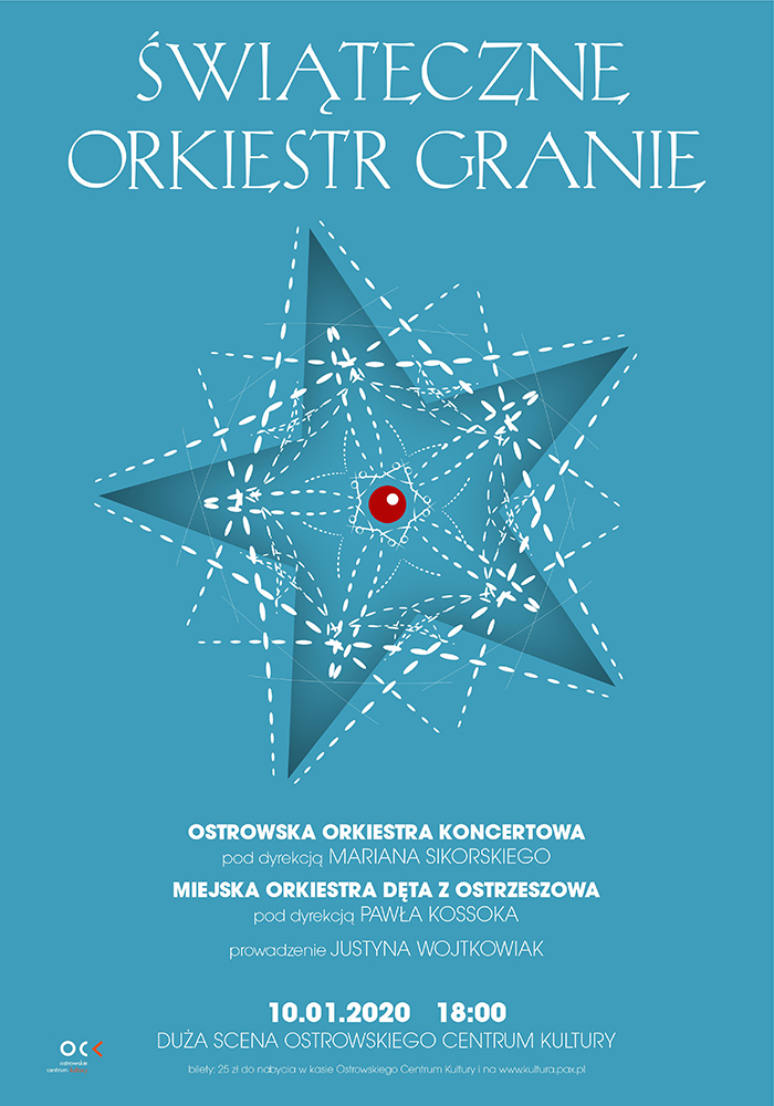 Afisz Świąteczne Orkiestr Granie