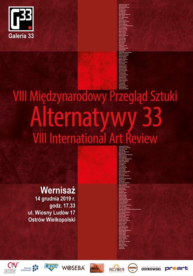 Plakat VIII Międzynarodowy Przegląd Sztuki Alternatywy 33