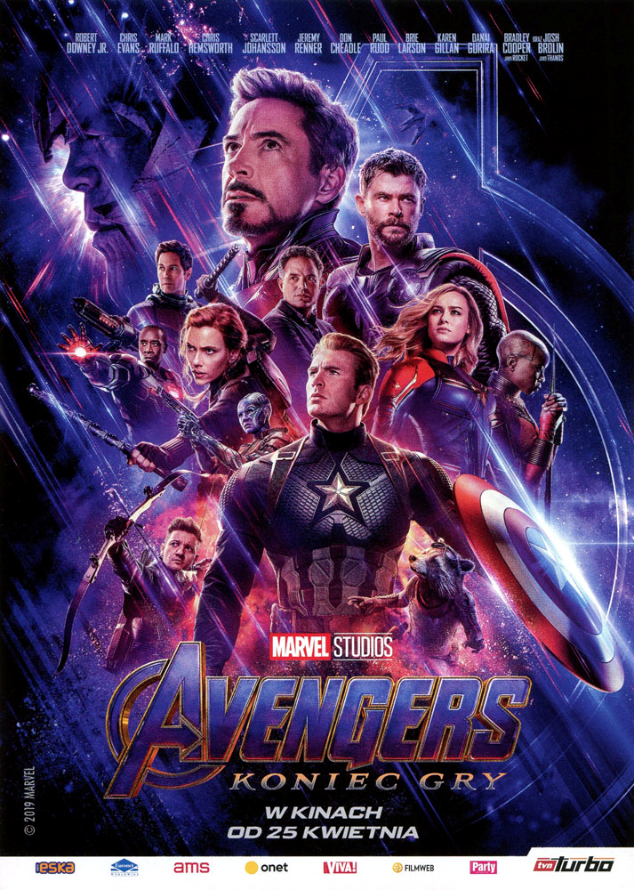 Plakat filmu Avengers: Koniec gry