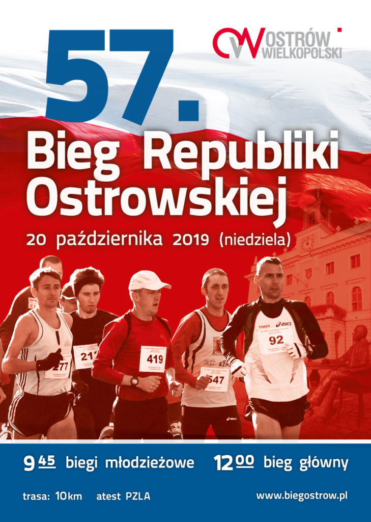 Plakat 57. Bieg Republiki Ostrowskiej