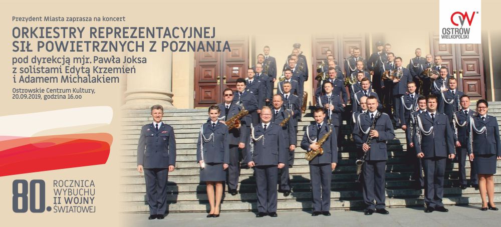 Bilbord Koncert Orkiestry Reprezentacyjnej Sił Powietrznych