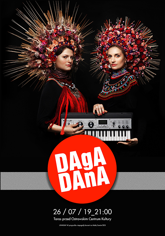 Plakat Dagadana Koncert na tarasie