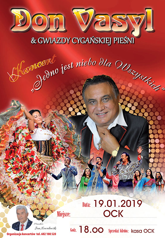 Plakat Don Vasyl i Gwiazdy Cygańskiej Pieśni