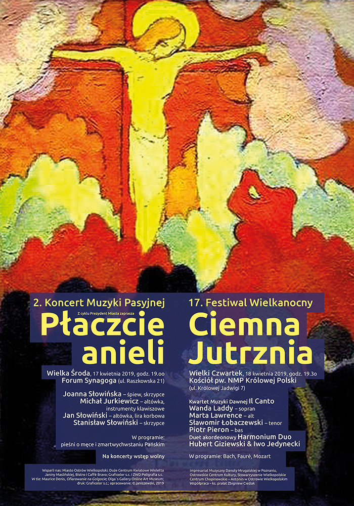 Plakat 2. Koncert Muzyki Pasyjnej